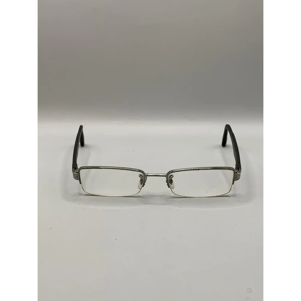 Ray Ban Eyeglasses RB6264 2502 51-16-135 Black Gunmetal Half Rim Frame Only